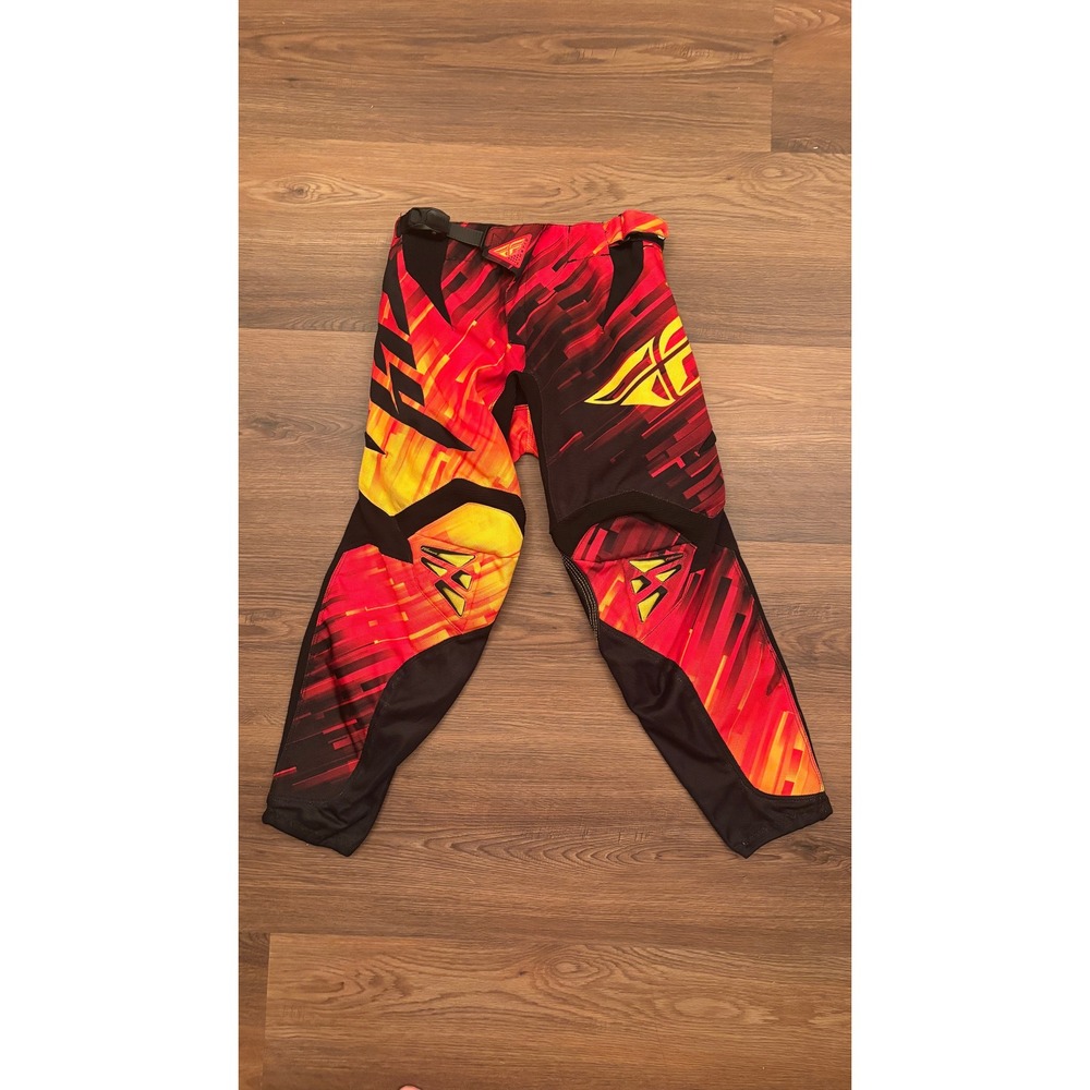 Fly Racing Motocross KIDS Pants - Model Kinetic Glitch - size 24 - LIKE NEW